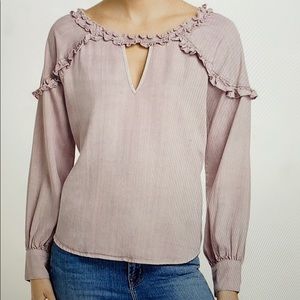 New Ruffled top light pink